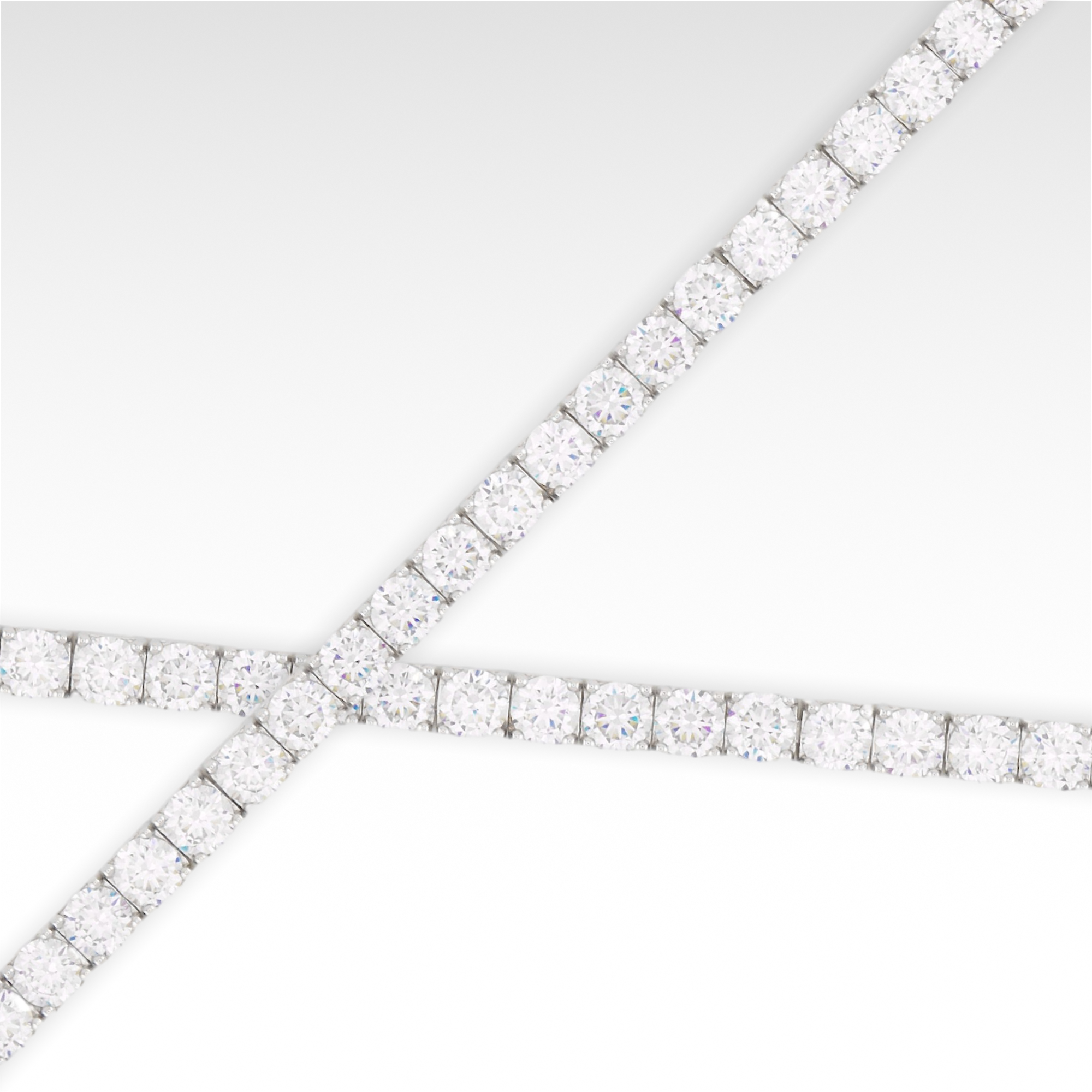 Founder’s Continuum Moissanite Tennis Necklace
