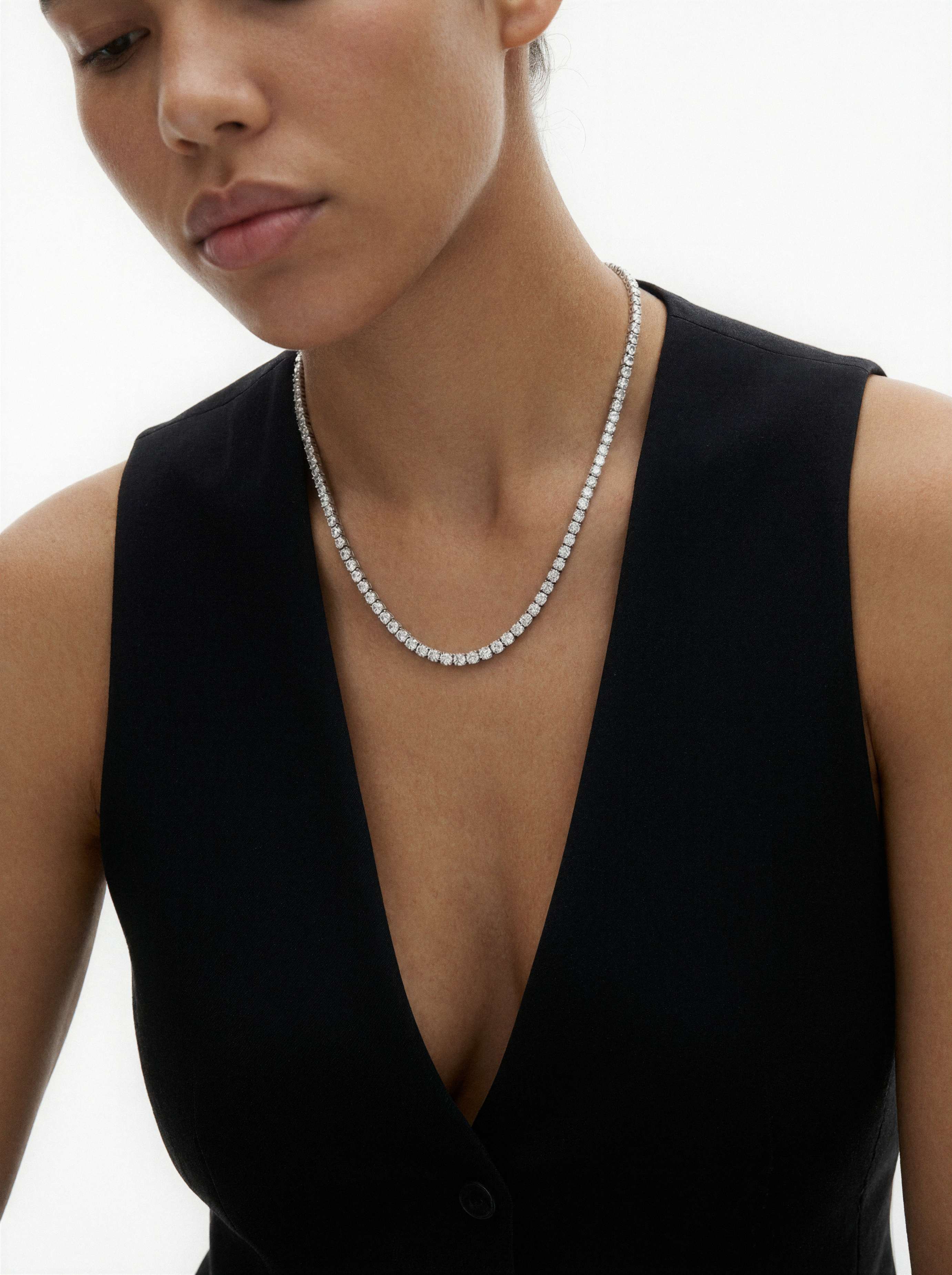 Founder’s Continuum Moissanite Tennis Necklace