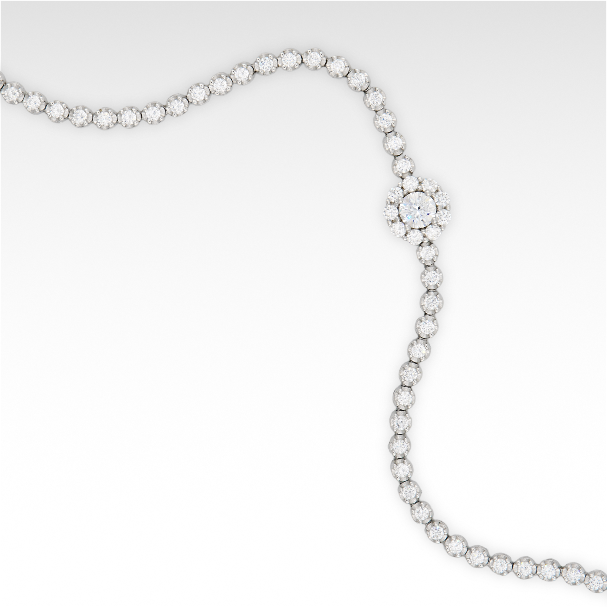 Founder’s Rosette Halo Tennis Bracelet
