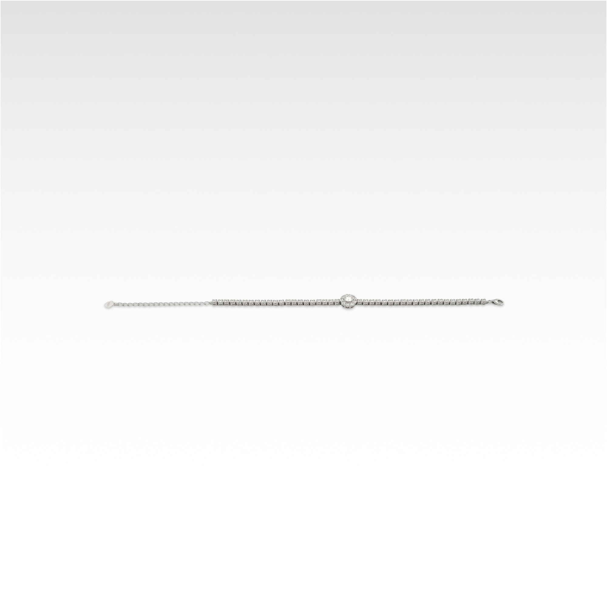 Founder’s Rosette Halo Tennis Bracelet