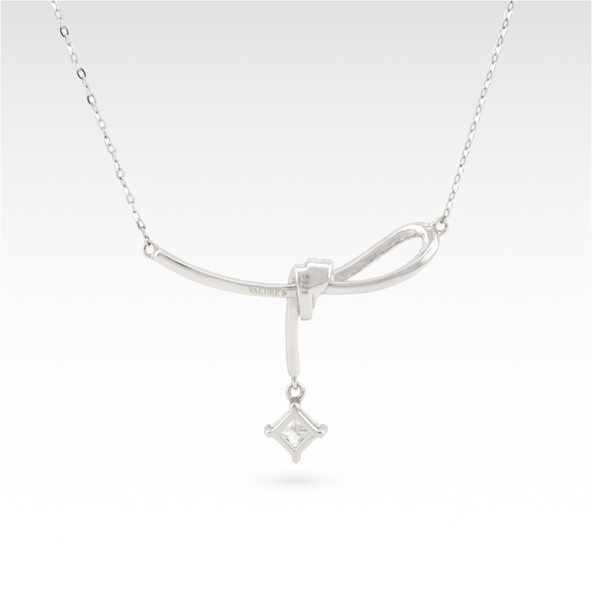 Founder’s Ribbon Moissanite Pendant