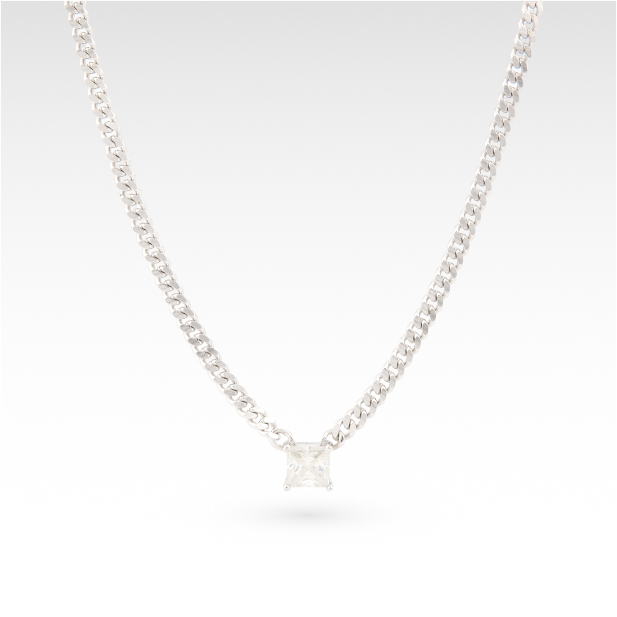 Founder’s Solace Moissanite Chain Necklace