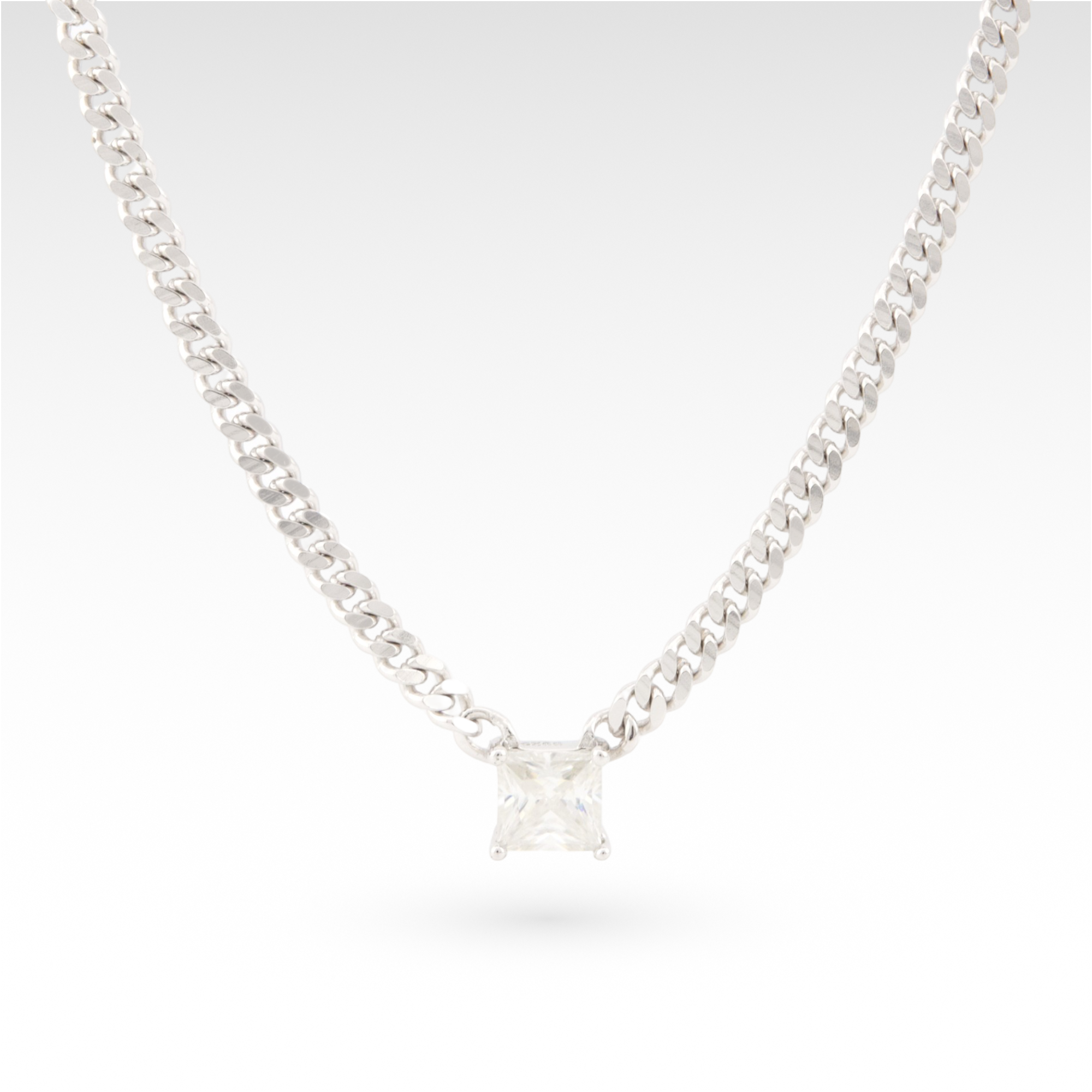 Founder’s Solace Moissanite Chain Necklace