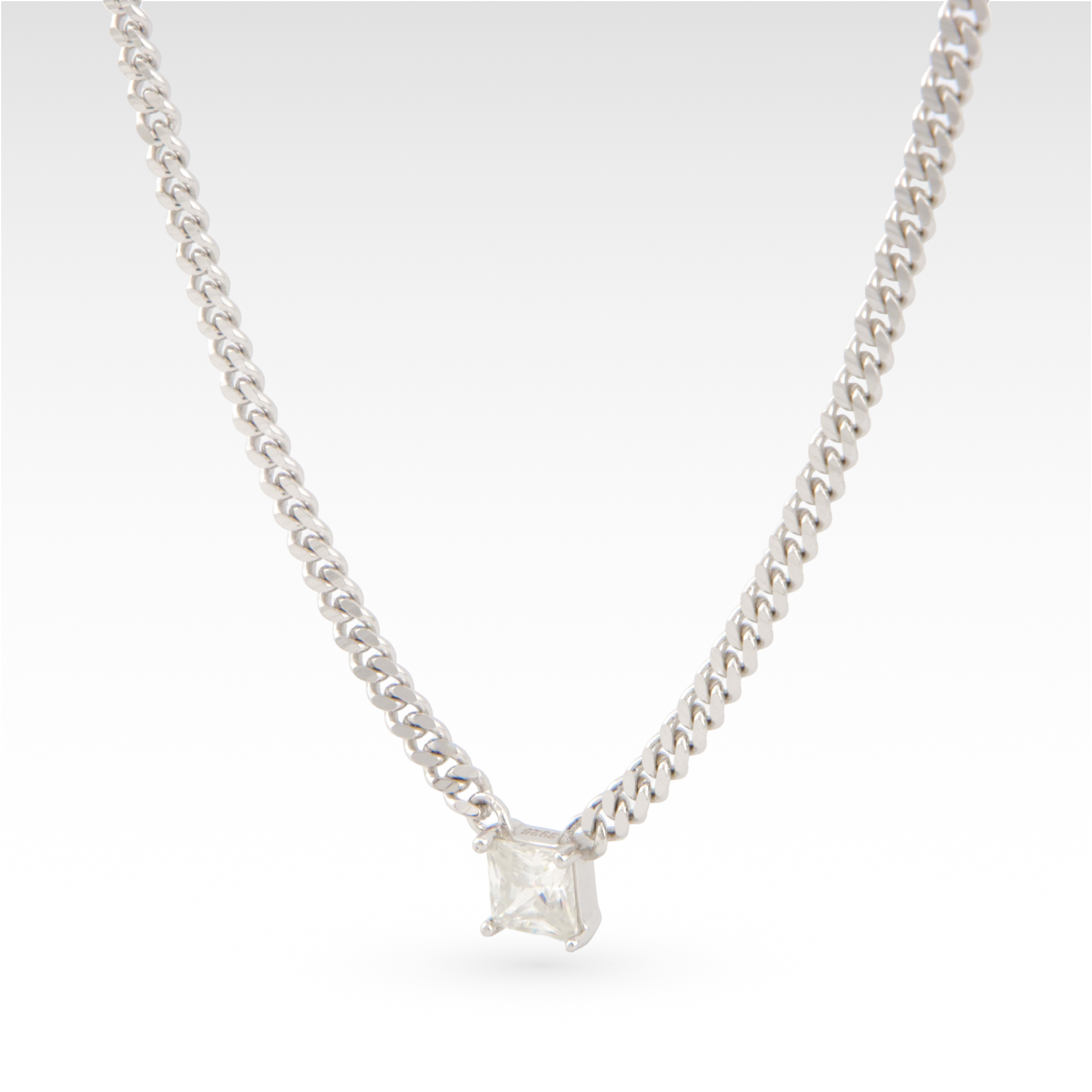 Founder’s Solace Moissanite Chain Necklace
