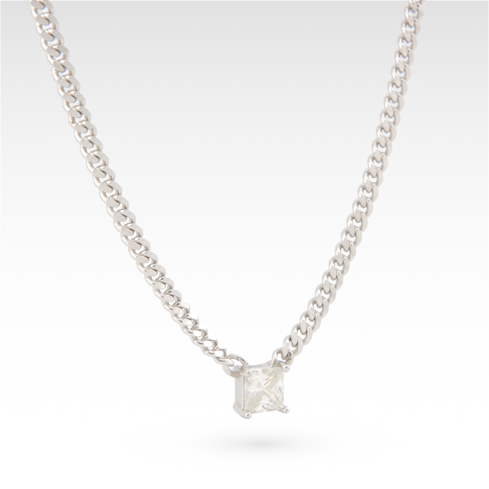 Founder’s Solace Moissanite Chain Necklace