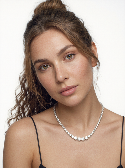 Founder’s Resonance Moissanite Graduated Tennis Necklace